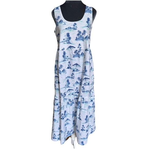 Tommy Bahama Nova Wave Beach Days Dress XS/TP Seersucker Cotton Vacation $178 - Picture 5 of 16